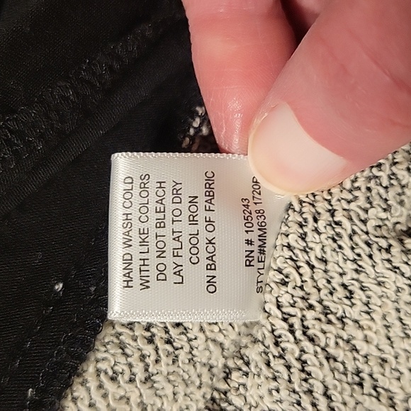 Bobeau lightweight gray moto jacket - Picture 7 of 7